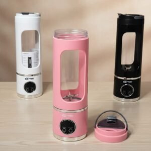 Licuadora Portátil Lambotech HP-118 – 10 Hojas de Acero Inoxidable, Recargable USB