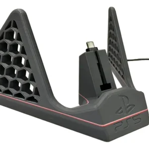 soporte para playstation portal con ranura para cable usb