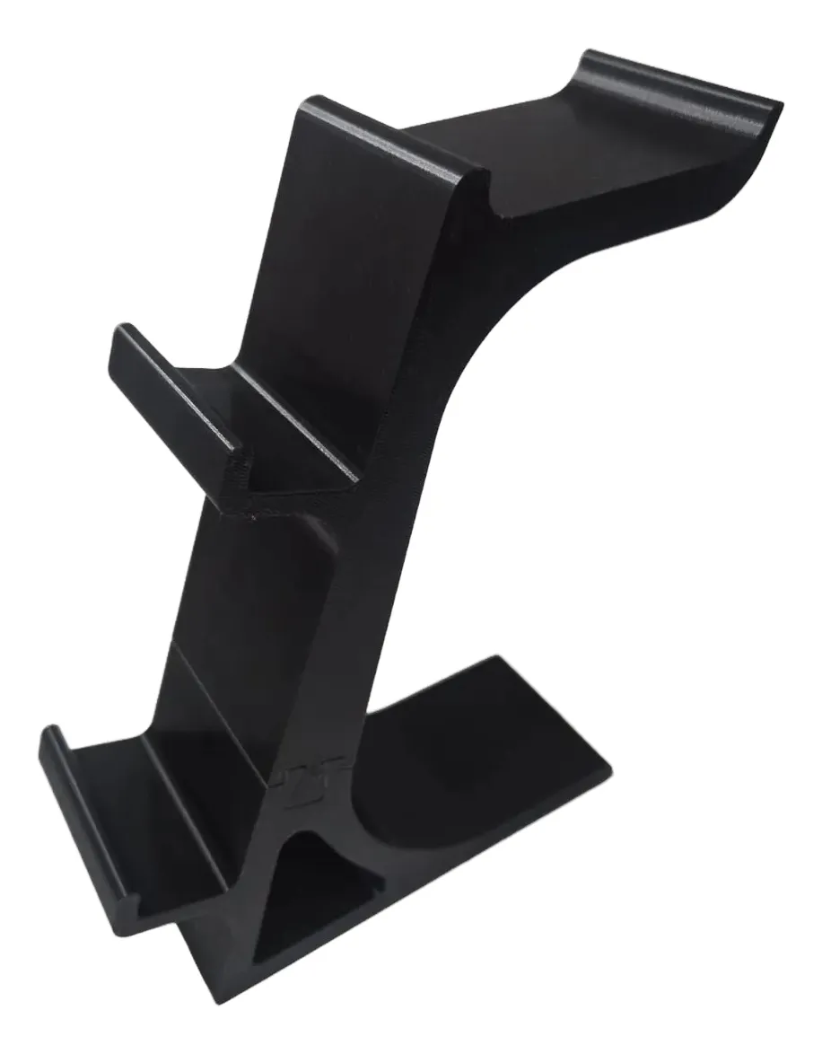 base estación soporte gamer para auricular y 2 joystick base estación soporte gamer para auricular y 2 joystick