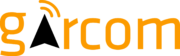 logo naranja con icono en negro